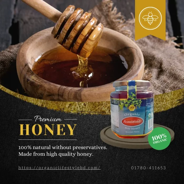 AUSSIE BEE ORGANIC SIDR MOUNTAIN HONEY