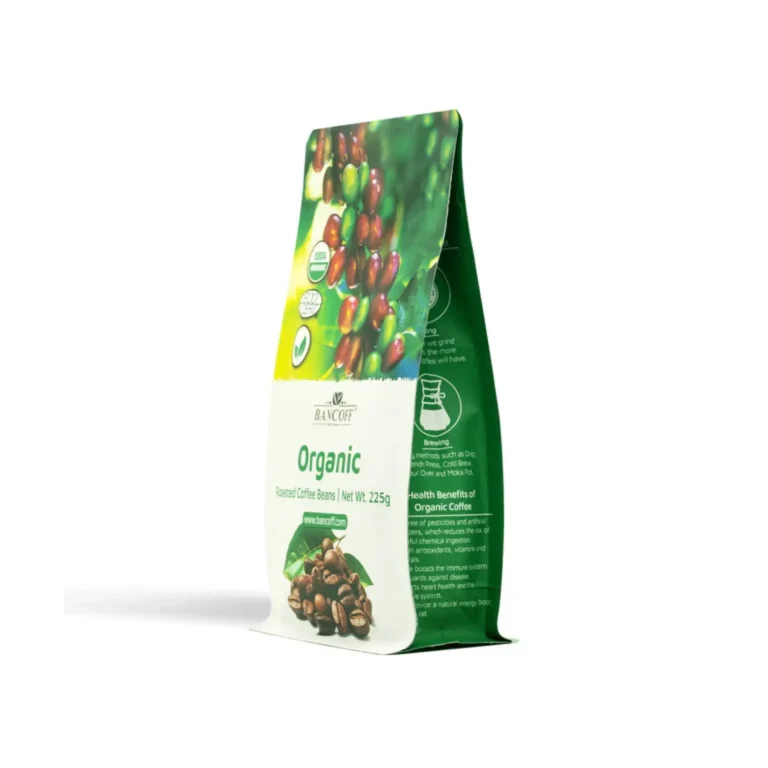 Bancoff Organic Roasted Coffee Beans - 225g - Image 3