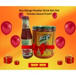 Buy Utsho Tri-C Mango Instant Drink Powder , Get Hot Tomato Sauce Free!!