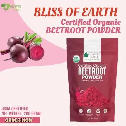 Certified Organic Beetroot Powder