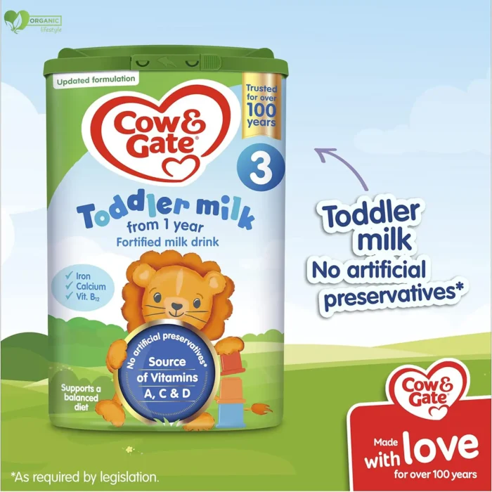 Cow & Gate 3 Toddlers Formula Milk Powder 800g price in Bangladesh
