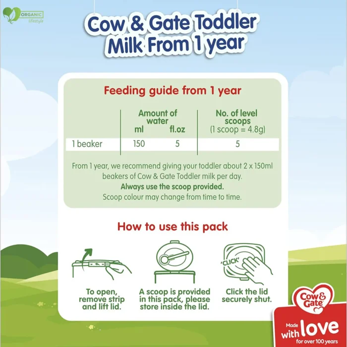 Cow & Gate 3 Toddlers Formula Milk Powder 800g price in Bangladesh