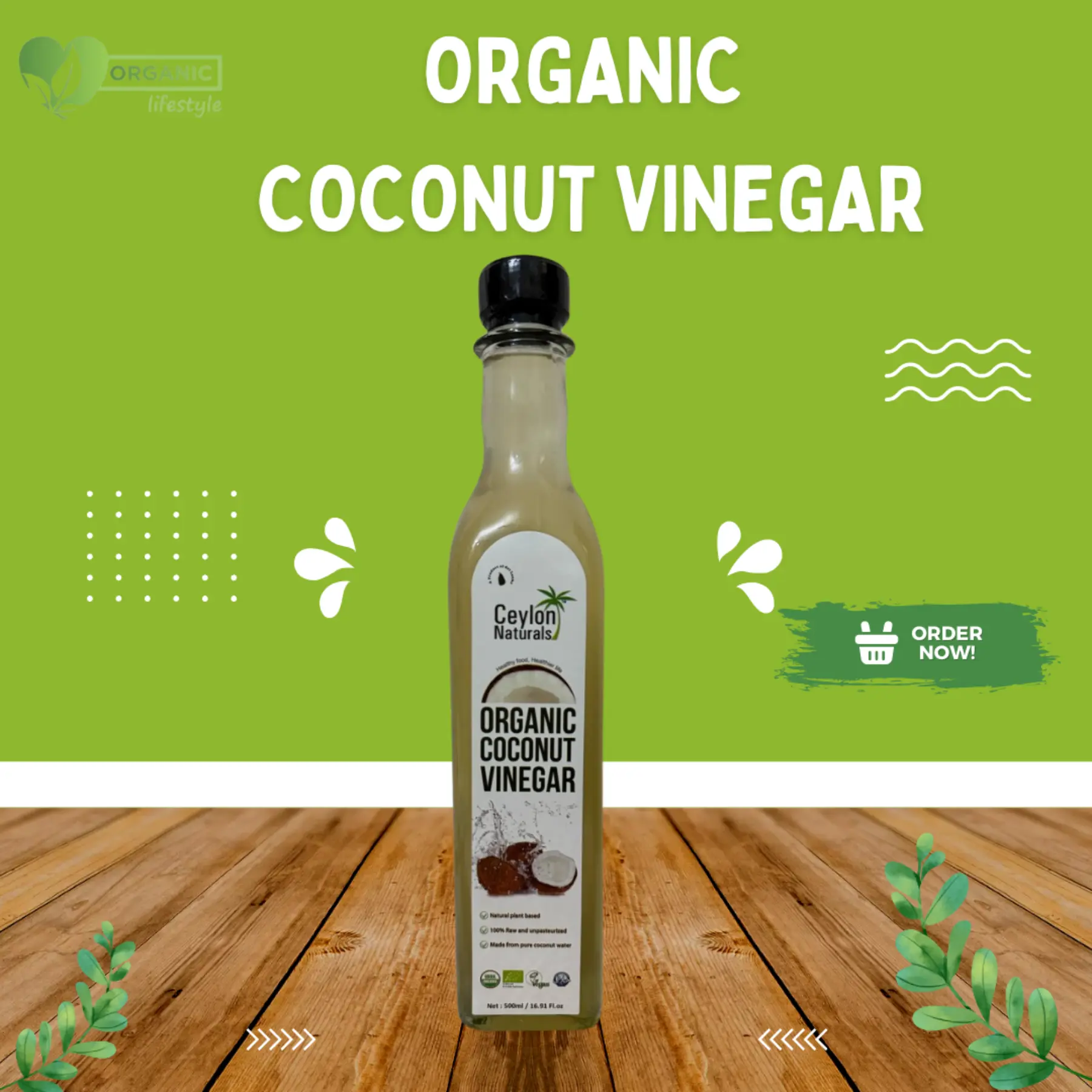 Organic Coconut Vinegar price in BD