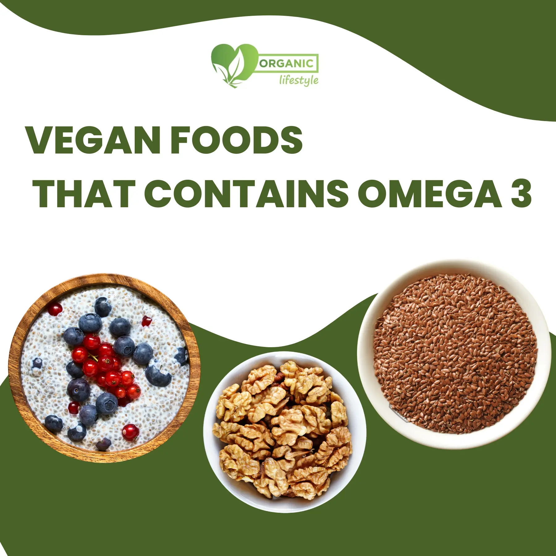 Vegan food that contains omega 3