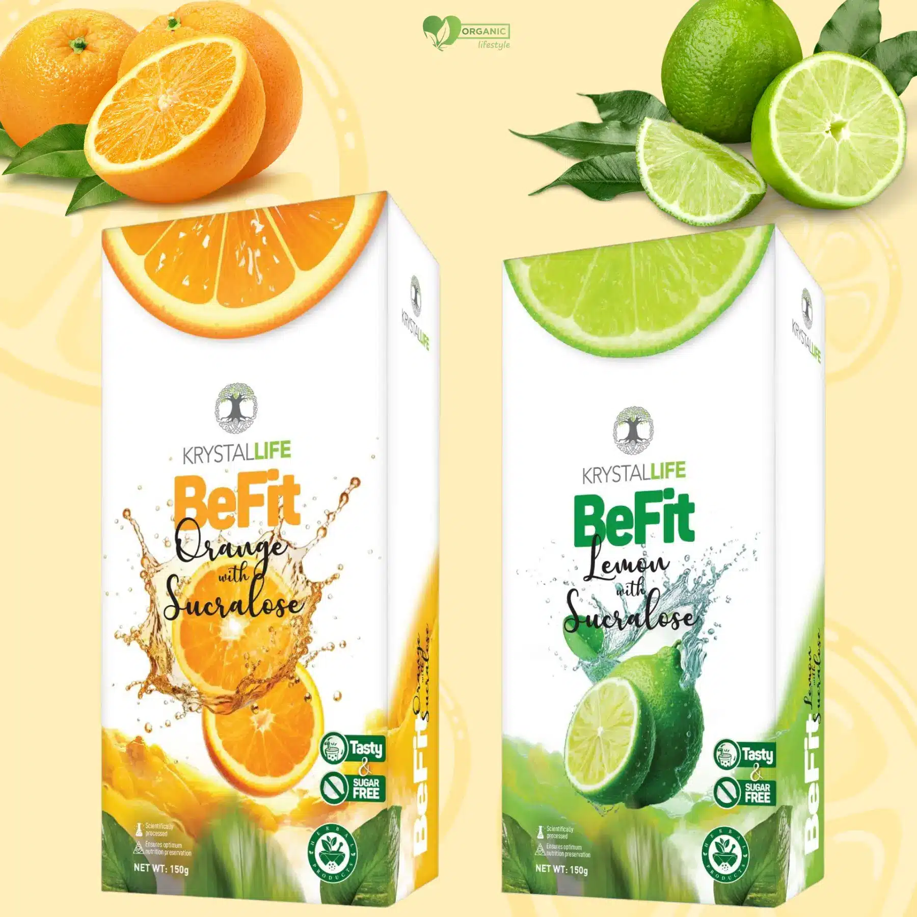 BeFit Orange, Lemon With Sucralose Seed Mix drink
