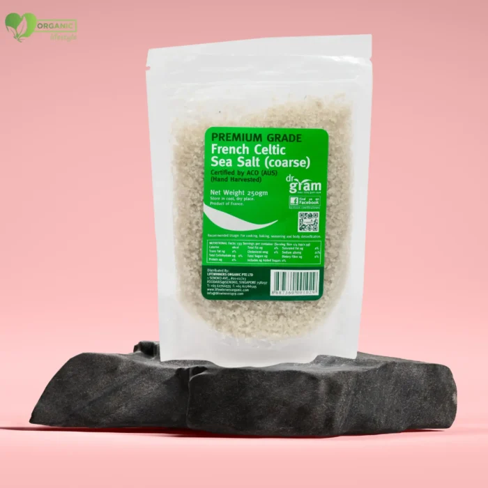 Dr Gram French Celtic Sea Salt (Coarse) – 200g - Image 3