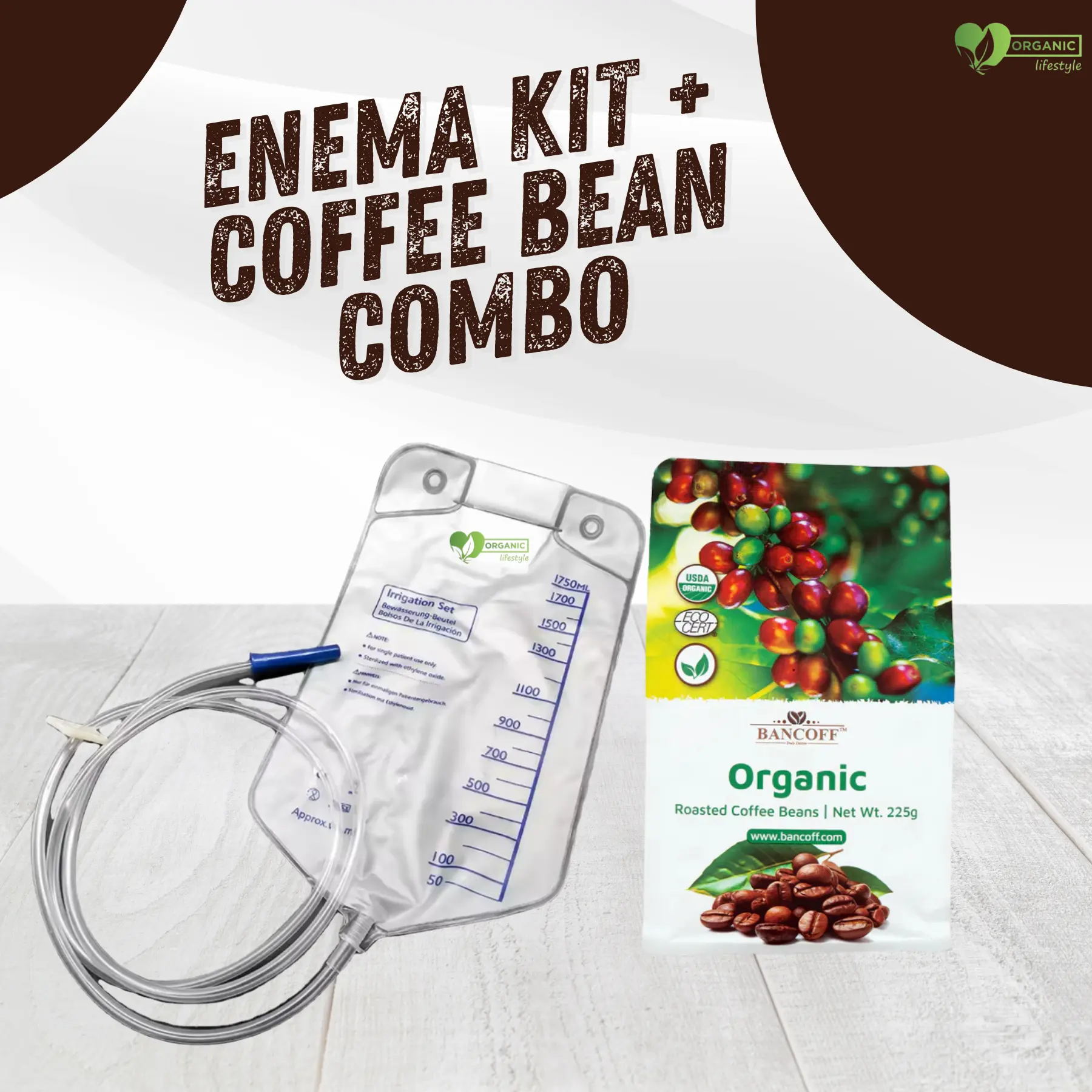 Coffee Enema Kit with Coffee Bean Combo pack price in Bangladesh