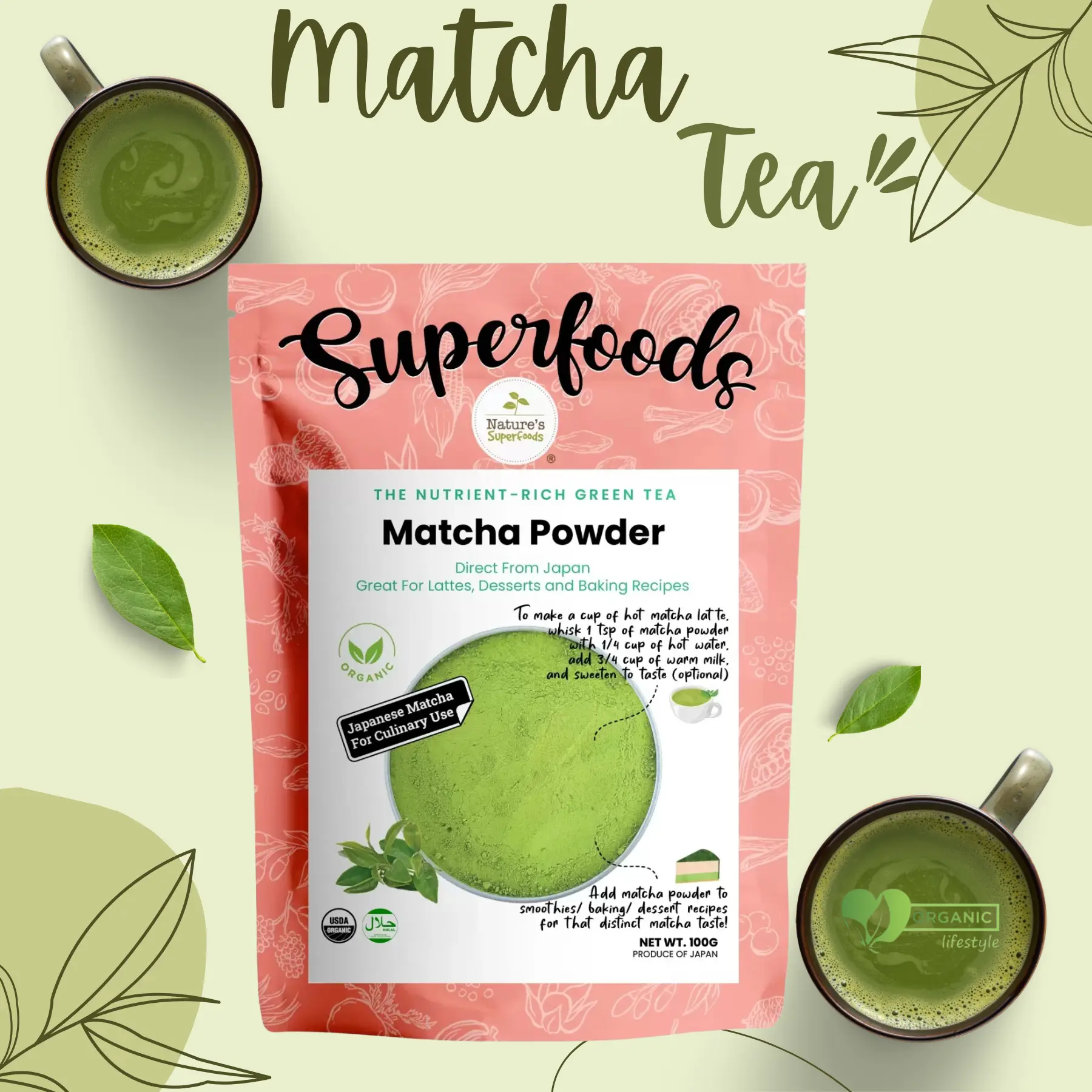 Natures Superfoods Organic Matcha Tea Powder price in bd