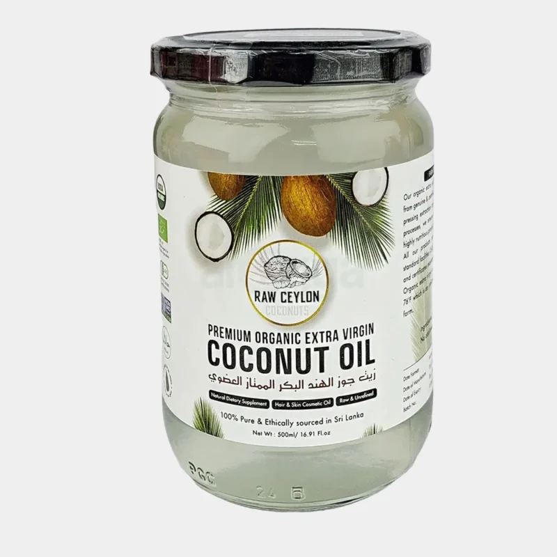 Raw Ceylon Organic Extra Virgin Coconut Oil-500ml price in bd