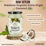 Raw Ceylon Organic Extra Virgin Coconut Oil-500ml price in bd