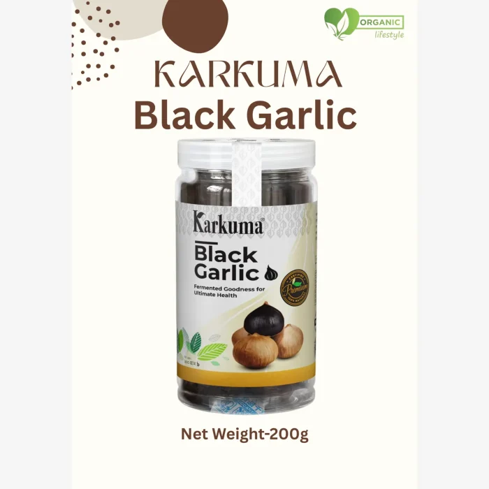 Antioxidant-rich black garlic, supporting immunity and detoxification