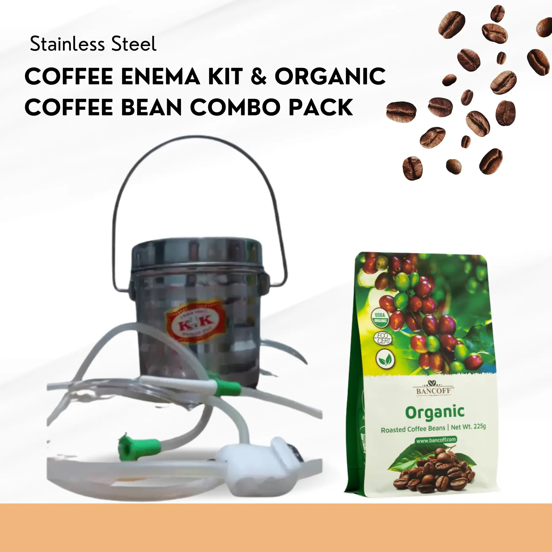 Enema kit & Organic Coffee Bean combo Pack price in Bangladesh