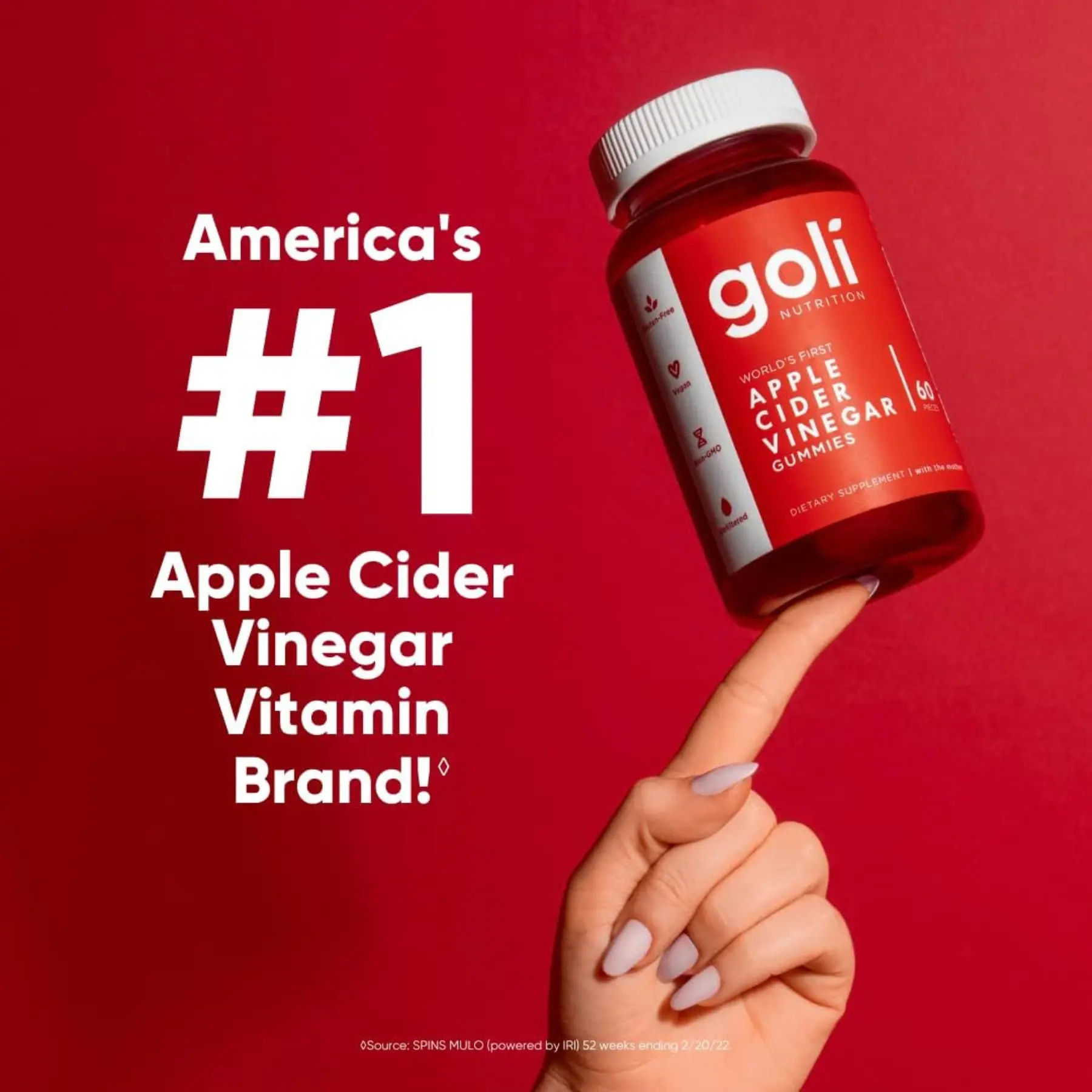 Goli Apple Cider Vinegar Gummies Bangladesh – Vegan, Non-GMO & Gluten-Free ACV Supplement