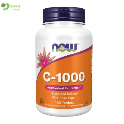 NOW Vitamin C 1000mg Sustained Release - 100 Capsules (USA) Price in Bangladesh