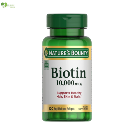 Natures Bounty Biotin 10000 mcg 120 softgels price in bd
