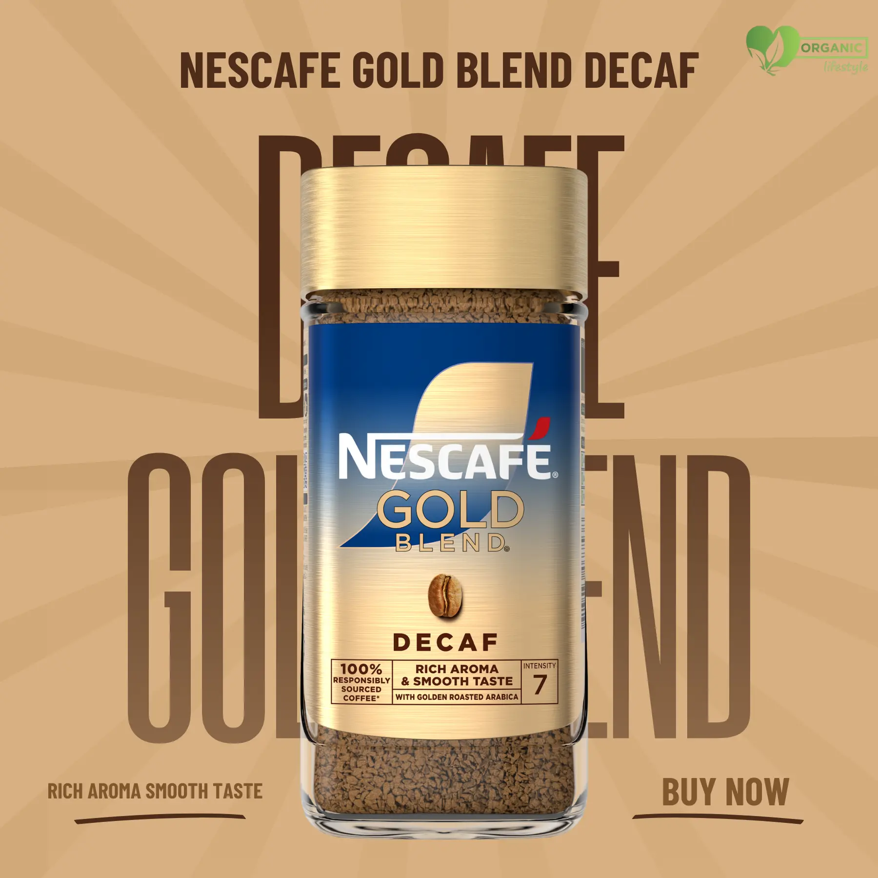 Nescafe Gold Blend Decaf - 95g price in BD