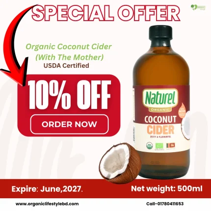 Naturel Coconut Cider Vinegar With The Mother price in Bangladesh
