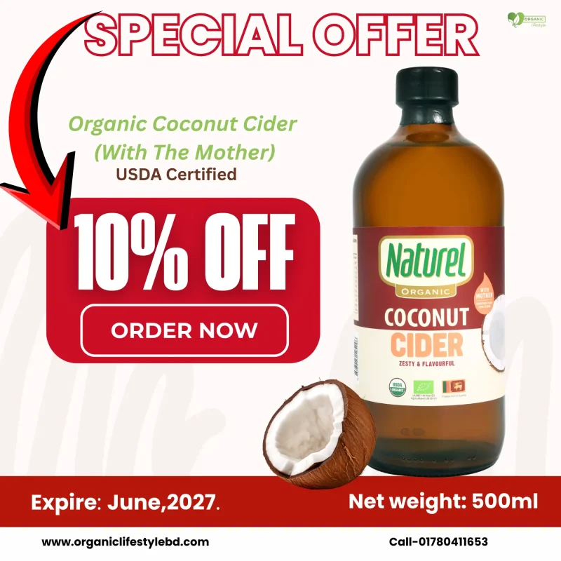 Naturel Coconut Cider Vinegar With The Mother price in Bangladesh