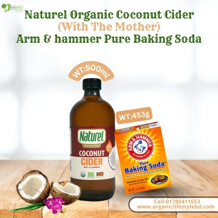 Organic Coconut Cider with The Mother & Pure Baking Soda Combo Pack price in Bangladesh