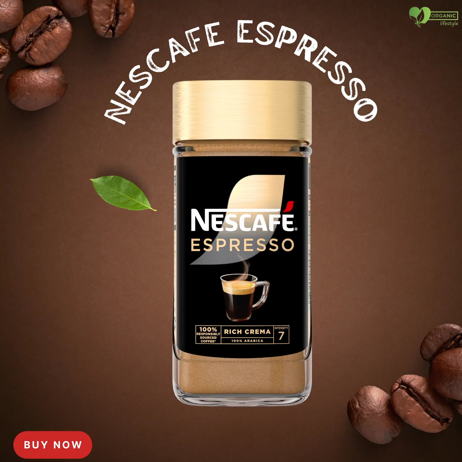 Nescafe Espresso Rich Crema 100% Arabica Instant Coffee 95g (UK) price in Bangladesh