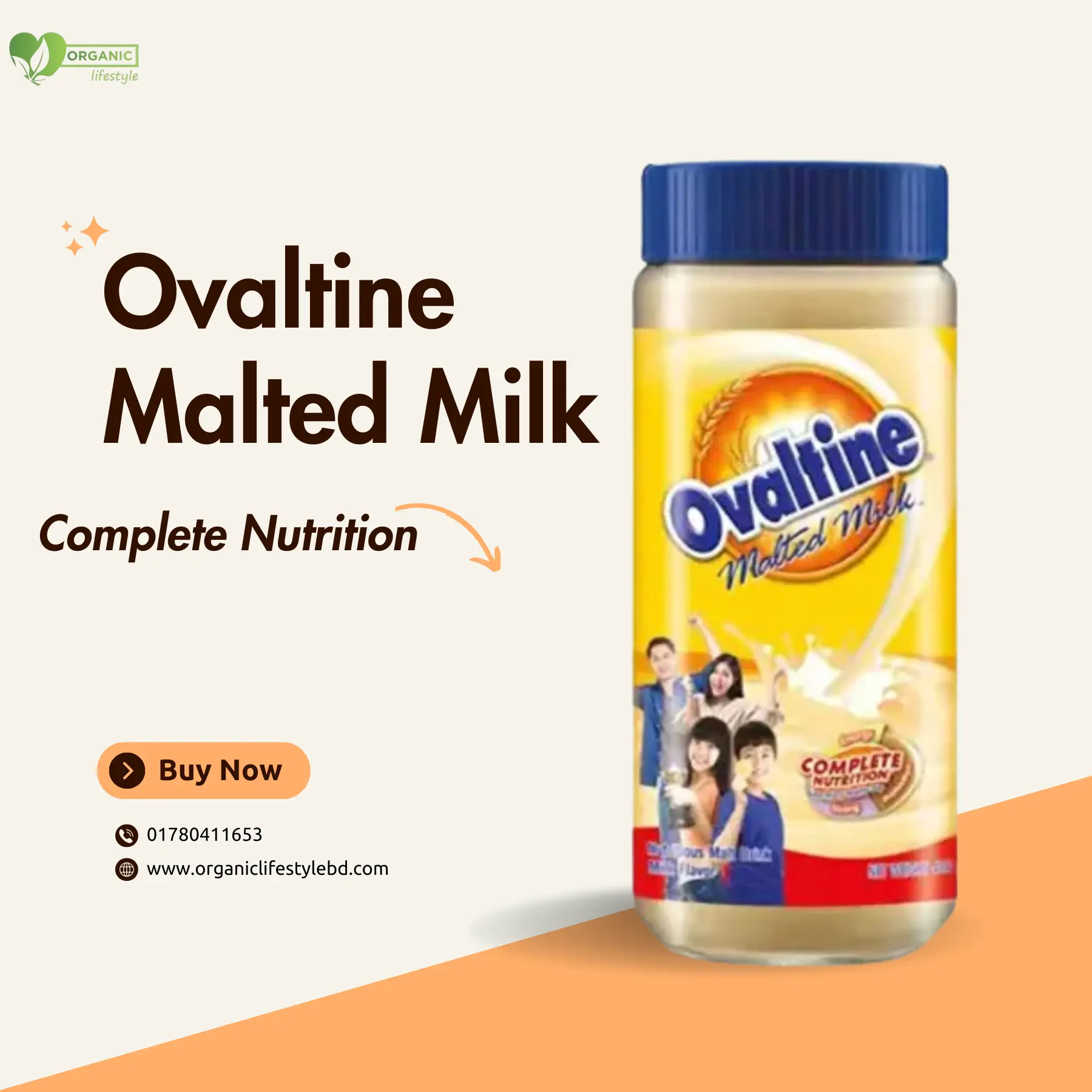 Ovaltine Malted Milk 400g price in Bangladesh