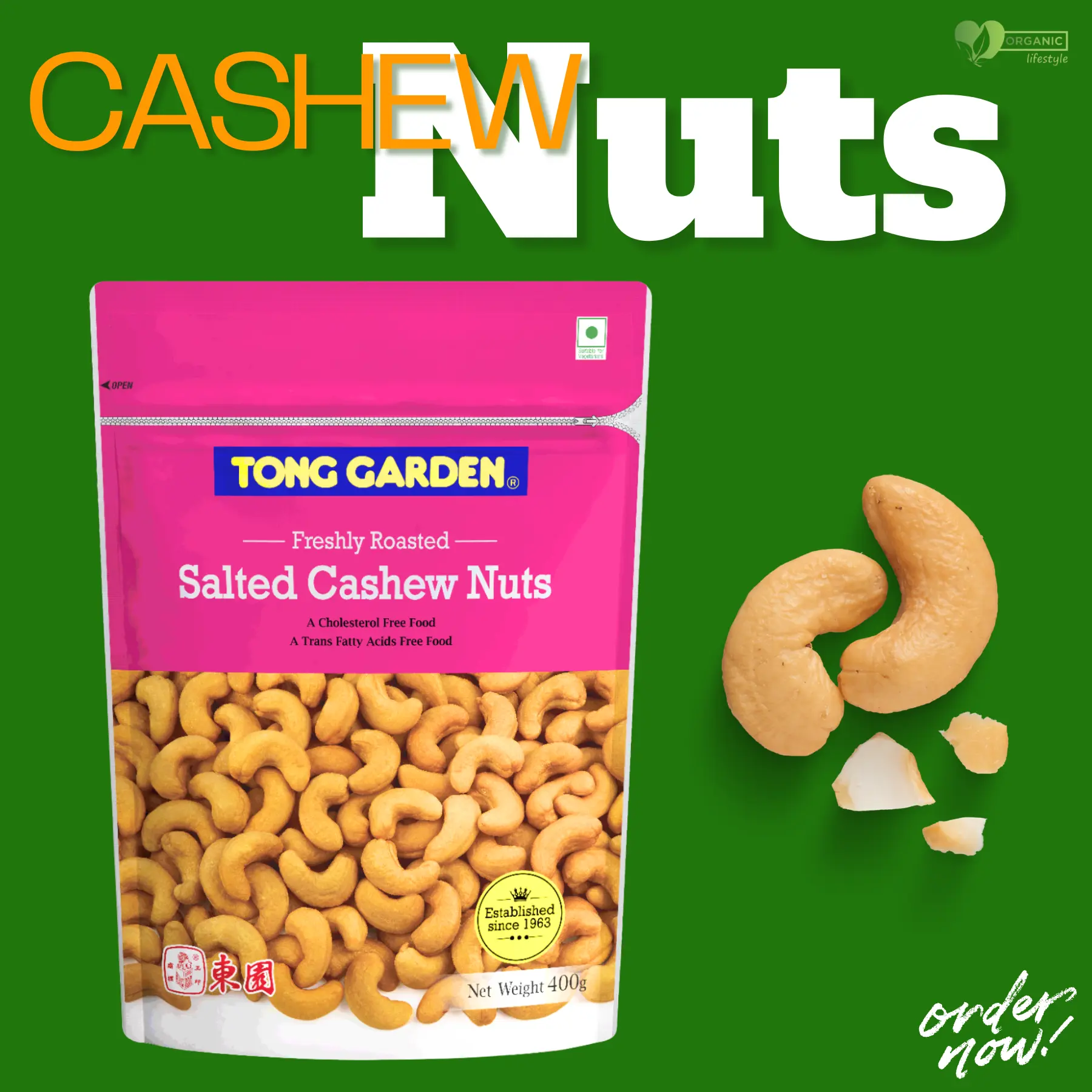 Tong Garden Salted Cashew Nuts 400g price in BD